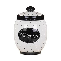 Polka Dot Pooch Treat Jars