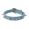Blue SPIKES Dog Collar