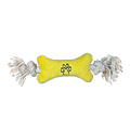Yellow Squeak n� Tug Dog Toy