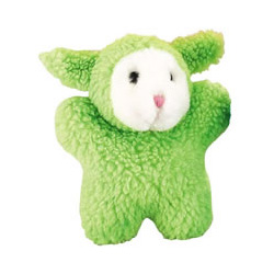 Cuddly Berber Baby Green Lamb