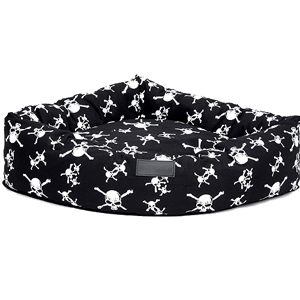 Stylish Skulls Dog Bed